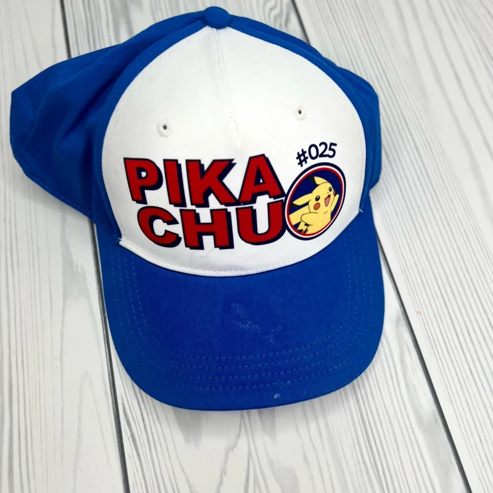 Original Brand New Pokemon Pikachu Baseball Cap Adjustable Snapback Youth Unisex